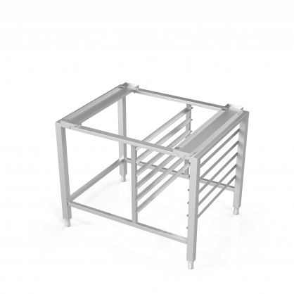 Universal Stand for Convection Oven With Guide Rails for 6 GN-1/1 Trays