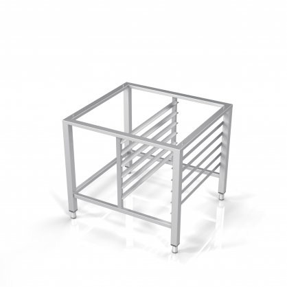 Stand for Convection Oven With Guide Rails for 6 GN-1/1 Trays